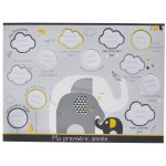 P�le - m�le 12 photos �l�phants - babyfan gris