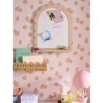 P�le m�le m�tal bois feston �tag�re beige