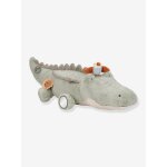 Peluche d'activit�s crocodile vert