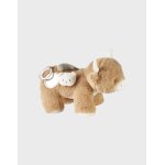 Peluche d'activits - fluffy cow beige