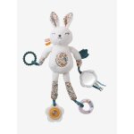 Peluche d'activits  suspendre retro flower jaune