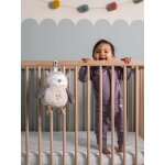 Peluche aide au sommeil lumineuse et sonore deluxe ollie la chouette gris