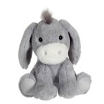 Peluche - les amis floppy ne - 30 cm gris