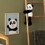 Peluche - andy noir et blanc