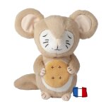 Peluche audio faba - au dodo, mon oscar ! multicolore