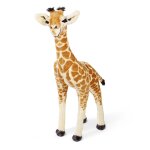 Peluche b�b� girafe girafon marron