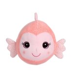 Peluche - bellabloo friends sonore poisson - 30 cm rose