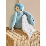 Peluche � bisous manchot complices - vert