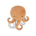 Peluche bouillotte chaud et froid poulpe orange