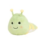 Peluche bouillotte chenille junior vert