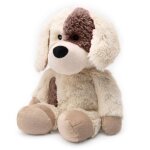 Peluche bouillotte chien beige Peluche bouillotte chien beige