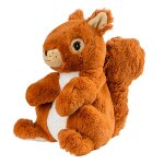 Peluche bouillotte ecureuil marron Peluche bouillotte ecureuil marron