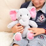 Peluche bouillotte el�phant gris