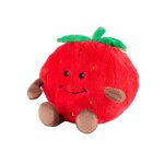 Peluche bouillotte fraise rouge Peluche bouillotte fraise rouge