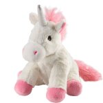 Peluche bouillotte licorne junior blanc Peluche bouillotte licorne junior blanc