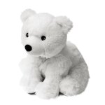 Peluche bouillotte ours polaire beige