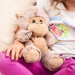Peluche bouillotte singe marron