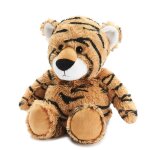 Peluche bouillotte tigre beige Peluche bouillotte tigre beige
