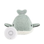 Peluche bruit blanc moby la baleine vert