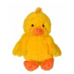 Peluche - canard econimals de p�ques en peluche �co - con�ue - 15 cm jaune