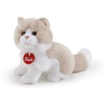 Peluche chat giada 23 cm beige