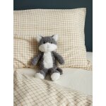 Peluche chat gris