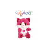 Peluche - peluche chat rose framboise cutydoos love - 13 cm rose Peluche - peluche chat rose framboise cutydoos love - 13 cm rose
