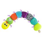Peluche chenille musicale multicolore Peluche chenille musicale multicolore