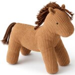 Peluche cheval aiden dotty (28 cm) marron