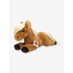 Peluche cheval couch� 34 cm teddy hermann marron