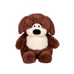 Peluche chien chubby dog 40 cm marron