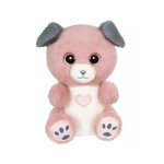 Peluche chien douce � c�liner pour enfant - 23cm rose