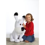 Peluche - peluche chien id�fix - id�fix et les irr�ductibles 60 cm blanc
