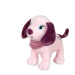 Peluche chiot - fun puppies sonores, rose foulard parme violet