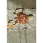 Peluche en coton ride & roll bleu sauge, olive, toffee, nat