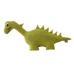 Peluche en coton tricot dinosaure vert Peluche en coton tricot dinosaure vert