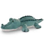 Peluche crocodile lagoon 85 cm bleu