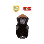 Peluche dfis nature protect - gorille - 15 cm collaboration bioviva noir