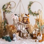 Peluche dinosaure - charli gris