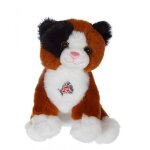 Peluche - peluche dogz & kats sonores 18 cm - chat noir et marron marron