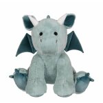 Peluche - peluche dragon trendy color vert d'eau - 50 cm vert