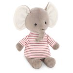 Peluche �l�phant 19 cm grey