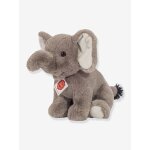 Peluche �l�phant assis 25 cm teddy hermann gris