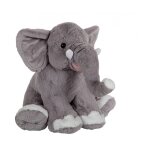 Peluche - Éléphant assis - 50 cm gris Peluche - Éléphant assis - 50 cm gris