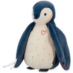 Peluche enregistreuse vocale et bruits blancs manchot bleu (25 cm) bleu