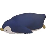 Peluche eskimo le pingouin bleu, blanc, jaune