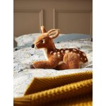 Peluche faon marron moyen bicolor