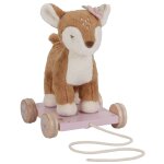 Peluche faon  tirer fairy garden marron
