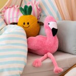 Peluche flamant rose - mingo rose