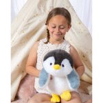Peluche floppy choopy pingouin 40 cm noir